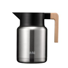delki Urbano 真空保溫茶壺 DKH-UK50, 銀色, 1.2L, 1個