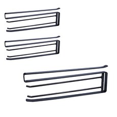 ANTS 3掛勾180度旋轉收納架, 黑色的, 3片