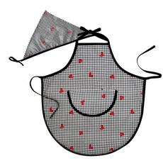 베니앙 유아동 방수앞치마두건세트