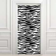 디자인수풀 현관문 시트 고급 화이트 우드목 시트지, 블랙 빈티지 스타일 BVDS 06