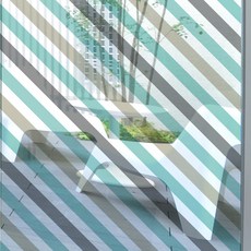 Design Soopul 高級窗戶透明膜窗貼 北歐風格 GC 17, 混合顏色