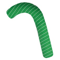 Ein Haus 線條圖案拐杖造型身體抱枕, 綠色