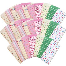 MAUMDAMA 垂直圖案信封 40p 集, 混色, 1套