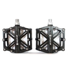 iguana Distro DH SPORTS 250 MTB 自行車平踏板 ROAD/CITY, 黑色的, 1套