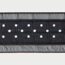 패션포인트 평직오간디바둑잔땡땡이 O-SQ-PR 리본 50야드 36mm, NO.1, 1개