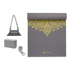가이암 PREMIUM SUNDIAL LAYERS 요가매트 세트, CITRON, 1개