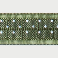 패션포인트 평직오간디 바둑잔땡땡이 O-SQ-PR 리본 50야드 36mm, NO 5, 1개