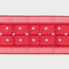 패션포인트 평직오간디 바둑잔땡땡이 O-SQ-PR 리본 50야드 36mm, NO 14, 1개