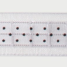 패션포인트 평직오간디 바둑잔땡땡이 O-SQ-PR 리본 50야드 36mm, NO 19, 1개