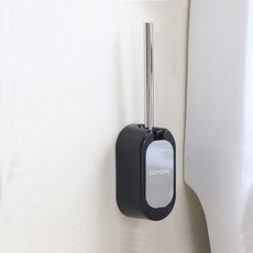 모나코올리브 무타공 파워접착 스테인리스 히든 변기솔, 1개, 블랙