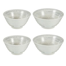 Minoya 日式雙人陶瓷碗 2組, 混色, 飯碗 2入+大碗 2入