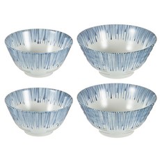 Minoya Daedonga Blue Comb 肉類空氣服務套組 2, 混色, 飯碗 2入+大碗 2入