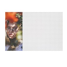 아련한눈빛 인테리어 타공판 60x90cm 좌WHITE, 1개, 혼합색상