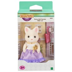 Sylvanian Families 森林家族 家庭6003小鎮少女絲貓圖, 1套