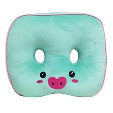 Sunheeshop 小豬印花姿勢調整坐墊, 翠