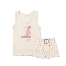 withorganic 孩童印花背心四角內褲組