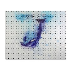 Anbicomer室內打孔板 藍色海豚 gray, 1個