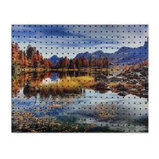 Anbicomer室內裝飾打孔板自然照片K 灰色, 1個