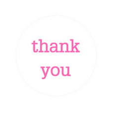 도나앤데코 스승의날 선생님께 thank you 스티커, 혼합 색상, 120개입