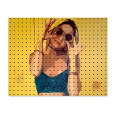 Anbicomer室內裝飾打孔板 她K 灰色, 1個