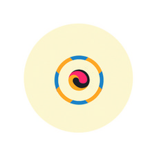 도나앤데코 추석 답례품 전통 미니 태극무늬 스피커, 혼합 색상, 120개입