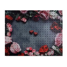 Anbicomer室內裝飾打孔板 愛的中心 灰色, 1個