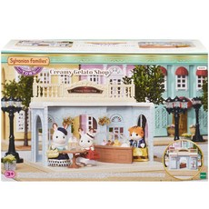 실바니안패밀리 타운 젤라또 샵 피규어 6008, 1개