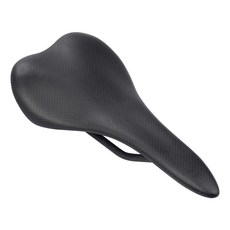 바이크인 자전거 P31S 탄소섬유 가죽 초경량 MTB 로드 겸용 안장, Matte Black, 1개