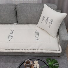 Casa L 魚圖案沙發墊