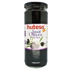 후테사 블랙 피티드 올리브 절임, 450g, 1개
