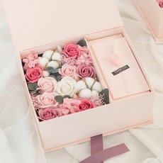 La Sault Flower永生花繡球花 MIX零用錢盒 L, 混色