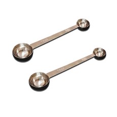 Bizcook 不鏽鋼雙面量匙, 2個