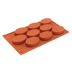 Beach Cook矽膠模 橢圓形 9格, 單色, 1個