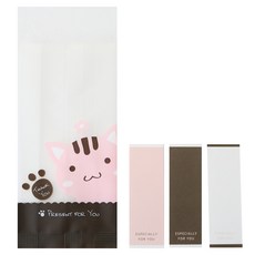 황씨네도시락 M봉투 고양이 100p + 이스페셜리 직사각 100p, 1세트