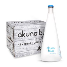 아쿠나블루 스파클링 워터, 750ml, 12개