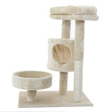 바네스데코 뉴앤 캣타워, 베이지, 1개