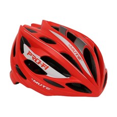 Jionix Mute 一體成型自行車安全帽 PRO F1, 霧面紅, 1個