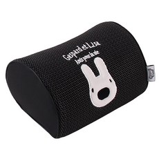 Gaspard et Lisa 四季網眼記憶泡棉逗號頸椎靠墊, 炭黑色