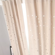 家中之家流星打孔遮光套組寬型, 象牙