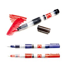 Caran d'Ache 卡達水筆 黑色 + 紅色 + 藍色 套組, 單一尺寸, 1套