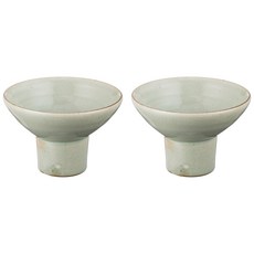 민승기공방 굽후식기, 청자, 1개