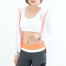 LEENALINE 女式霓虹色 Mash 連帽拉鍊外套 JK02