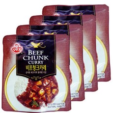 오뚜기 비프 청크 카레, 250g, 4개입