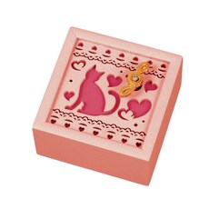 지얀테이상회 고양이 하트 오르골, 라이트핑크