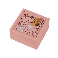 지얀테이상회 하트 눈결정 오르골, 핑크