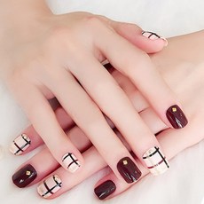 市集感性 FW系列 美甲片 24p, 款式2, 2套