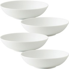 오다도기 센단마루 볼 15.5cm, 화이트, 4개입