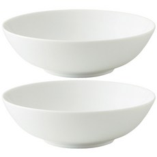 오다도기 센단마루 볼 20.5cm, 화이트, 2개입