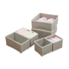 DM Corporation Allup Home 無紡布多功能收納盒 6p 套裝灰色, 1套