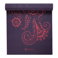 GAIAM PREMIUM AUBERGINE SWIRL 瑜珈墊, 混合顏色, 1個